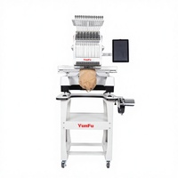 Machine à broder informatisée Janome M7 à tête unique, 15 aiguilles, 1200 tr/min, pour usage domestique, vêtements, casquettes, chapeaux, monogrammes, automatique