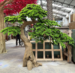 Modelo de <span class=keywords><strong>pino</strong></span> falso personalizado, plantas verdes artificiales, <span class=keywords><strong>pino</strong></span> simulado japonés y ciprés, <span class=keywords><strong>pino</strong></span> de imitación para exteriores - Product Image 2