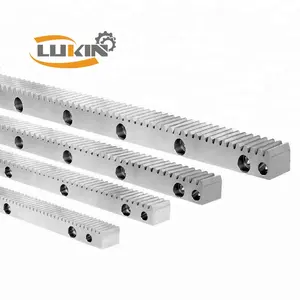 High demand flexible straight solid steel gear rack and pinion gear