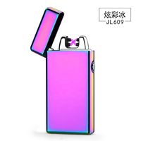 Briquet Électrique à Double Arc Rechargeable USB Sans Flamme, Personnalisable avec Logo, Vente en Gros Chine, Accessoire Fumeur