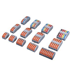 Bloc de bornes KEP PCT-212 2 entrées 2 sorties ABS ignifuge à connexion rapide pour luminaires - Product Image 1