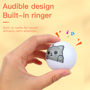 Plastic Movement Squeaky Pet <strong>Cats</strong> <strong>Toys</strong> <strong>Ball</strong> Interactive Dog <strong>Toys</strong> with Ringing Bell - Product Image 2