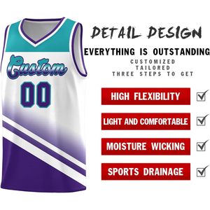 Maillot de basket-ball personnalisé unisexe pour adulte, col en V, sublimé, anti-transpiration, pour l'entraînement, avec nom, numéro et logo de l'équipe - Product Image 3