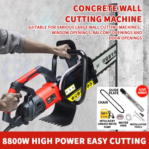 18 inches 20 Inches Electric Concrete Cutter Diamond Chain <b>Saw</b> Brushless Wall Cutting <b>Power</b> Tool With Guide Bar Decoration - Product Image 2