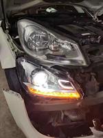 Phare pour BENZ W204, accessoires de voiture, feu avant pour W204, mise à niveau en hauteur, changement halogène au xénon