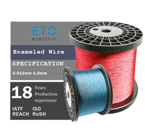 0.01-0.2mm filo di rame prezzo al metro, filo di avvolgimento del motore elettrico in rame piatto - Product Image 1