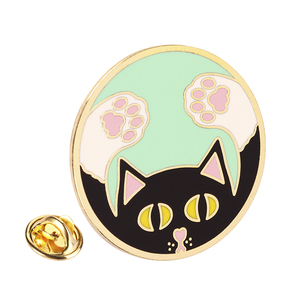 Pin de Solapa de Metal Esmaltado de Alta Calidad, Estilo Moderno, Inspirado en el Gótico, Insignia Decorativa para Ropa, Agujas para Cuello - Product Image 4