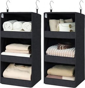 Organisateur de placard suspendu à 3 étagères, Rangement et organisation pour placard, Organisateur de rangement suspendu - Product Image 6