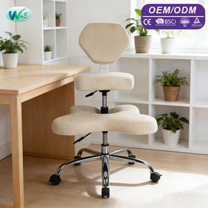 Sedia Ergonomica OEM per Meditazione e Yoga con Gambe Incrociate, Sedia da Ufficio in Velluto Importato, Modello WS3179 - Product Image 1