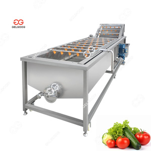 Machine commerciale de nettoyage de légumes déchiquetés à bulles d'air Ligne de lavage et de séchage de légumes industriels - Product Image 2