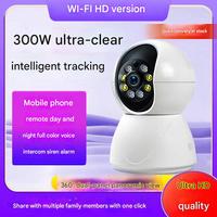Nueva Super Promoción Cámara de Seguridad Inteligente WiFi PTZ con Doble Lente, 4MP, Detección de Movimiento, Ranura para Tarjeta SD, para Interiores