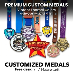 Médaille en alliage de zinc 3D personnalisée de 70 mm en stock pour l'école du Kazakhstan - Product Image 4