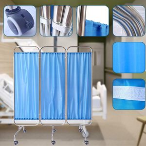 Bán hàng nóng thép không gỉ bệnh viện đồ nội thất 4 gấp y tế đầu giường Phường Màn hình rèm - Product Image 3