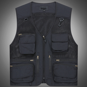 Haute qualité en gros respirant maille vêtements d'extérieur vêtements de travail Cargo <span class=keywords><strong>gilet</strong></span> travail <span class=keywords><strong>sans</strong></span> manches Multipockets hommes photographe <span class=keywords><strong>gilet</strong></span> - Product Image 6