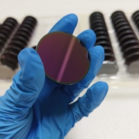 Pièces détachées pour caméra thermique infrarouge, fenêtre optique à haute transmission en silicium monocristallin avec revêtement AR DLC