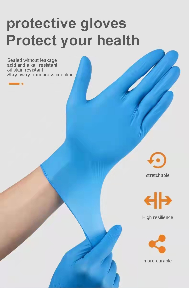 Medical Bio Degradable Gloves 9inch Powder Free White Examination Gloves