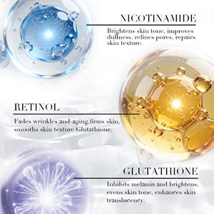 Sérum Visage Anti-Âge et Anti-Rides Icesea 20% Niacinamide avec Rétinol & Glutathion Éclaircissant 30ml Vente en Gros OEM - Product Image 5
