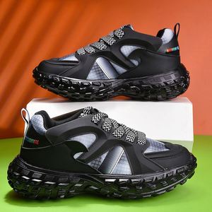 Chaussures basses tendance 2025 à semelle épaisse, confortables, respirantes, décontractées et sportives pour hommes - Product Image 4