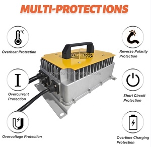 Batería de 120V 220V Impermeable IP65 3000W 36V50A 48V de Plomo-Ácido y Litio para Fregadoras y Carritos de Golf QA3000A 84v - Product Image 2