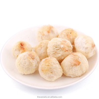 Gedroogde Lychee-stukjes zonder pitjes, knapperig lychee fruit voor sap/bakkerij/snacks/poeder, groothandel, 0% suiker, 0% vet