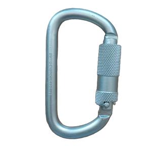 Carabiner Baja 30KN Bentuk D Ganda dengan Pengunci Otomatis, Bukaan 20mm, Jangkar Atap Permanen untuk Panjat Tebing, Pekerjaan Udara, dan Perlindungan Jatuh - Product Image 4