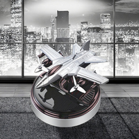 Ventilateur d'évaporation solaire BUSHINECO, design avion moderne en plastique massif, parfum longue durée, vente chaude