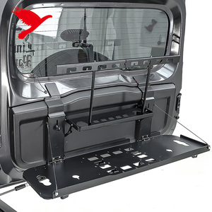 Per Suzuki Jimny 2018-2025: Pannello Molle, Tavolo Pieghevole per Portellone Posteriore, Mensola Portaoggetti da Campeggio, Portapacchi, Portabagagli - Product Image 3