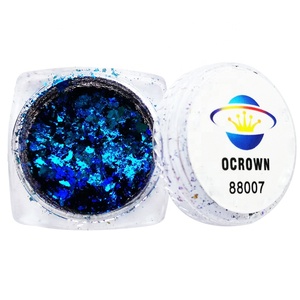 Paillettes caméléon colorées, Pigments changeants, pour cosmétique, Art des ongles, flocons - Product Image 1