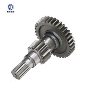 Eje de engranaje cónico de forja de engranaje cónico espiral grande AISI 4340 /17CrNiMo6 - Product Image 2