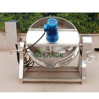 Marmite de cuisson en acier inoxydable S304 pour caramel, machine à faire fondre le sucre, machine à concentrer le sirop