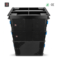 Système de sonorisation professionnel à double enceinte active de 8 pouces, caisson de basses amplifié de 1200 W, système de sonorisation PA pour événements en plein air