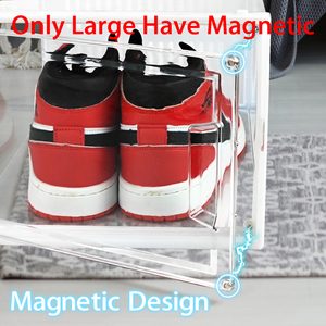 그레이 12 팩, 서랍과 뚜껑이 있는 투명 플라스틱 쌓을 수 있는 신발 보관함, 침대 신발 보관 용기 아래 - Product Image 2