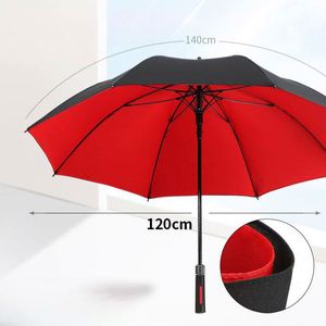 Custom <b>Large</b> Double Canopy <b>Umbrella</b> with Logo Straight Patter Pongee <b>Umbrella</b> for Promotions and Events - Product Image 3