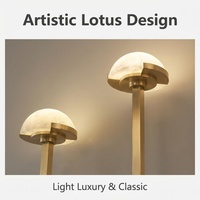 Applique murale LED double tête en métal et marbre, design artistique européen, pour chambre, couloir et salon, décoration intérieure