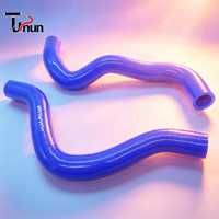 Kit de Tuyaux de Radiateur en Silicone Renforcé 3 Plis TUSHUN, Vente Directe Usine, pour Remplacement du Système de Refroidissement Fiesta, Résistance 220°C
