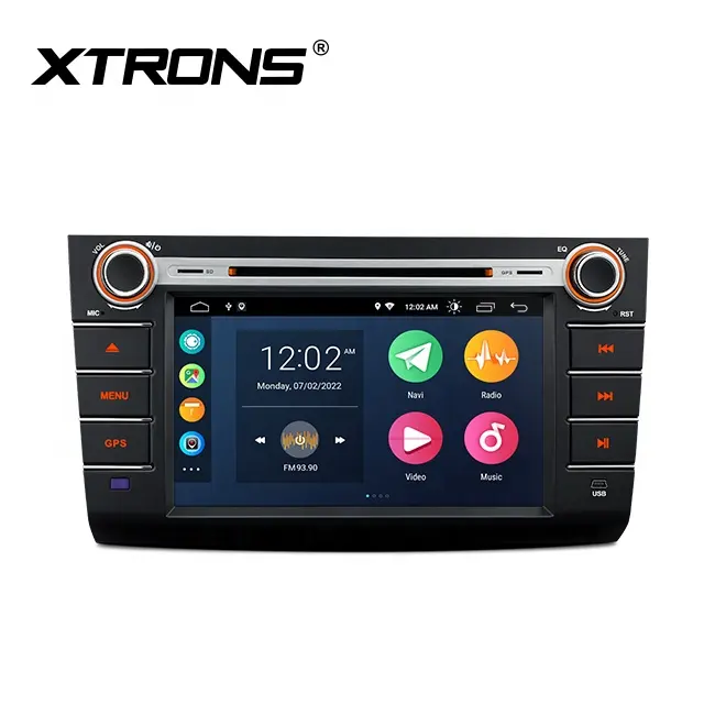 XTRONS จอสัมผัสขนาด8นิ้ว,Doble Din วิทยุติดรถยนต์เครื่องเล่นดีวีดีสำหรับ Suzuki Dzire Swift ระบบเพลง