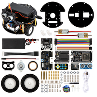 Kit de robot électronique intelligent Little Turtle de Robotlinking pour Arduino, robot éducatif de programmation
