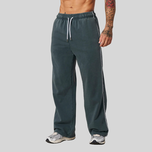 Pantaloni Jogger da Uomo di Alta Qualità, Casual e Larghi, con Logo Personalizzato, Tinta Unita, per Sport, Allenamento e Fitness - Product Image 4