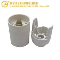 Douille d'ampoule LED E26 en plastique uni Douille à vis Edison Accessoires d'éclairage intérieur Base de candélabre PBT