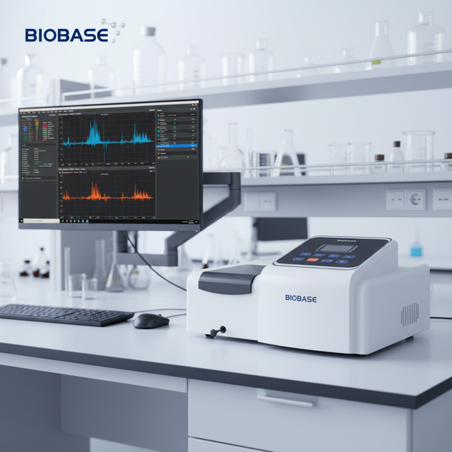 BIOBASE China Spectrophotometer Analyzer Machine Laboratory 190-1100mm UV Visible Spectrophotometer for Lab