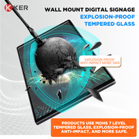 Pantalla Digital de Señalización de 55 Pulgadas para Montaje en Pared Interior, para Publicidad Comercial y Minorista