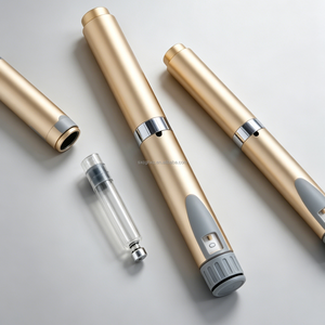 <span class=keywords><strong>Stylo</strong></span> d'injection d'<span class=keywords><strong>insuline</strong></span> professionnel réutilisable et réglable en métal et plastique, <span class=keywords><strong>aiguille</strong></span> de seringue médicale 3 ml - Product Image 3