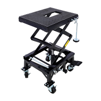 Table élévatrice à ciseaux robuste de 300LBS, roues de support hydrauliques pliables pour Dirt Bike/Moto, cric de voiture neuf, genre de produit