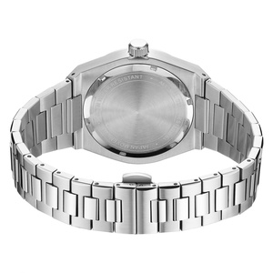 Usine de montres OEM, montres de haute qualité en acier inoxydable, bracelet solide, logo personnalisé, étanche 5ATM, quartz, mode, affaires, luxe - Product Image 5