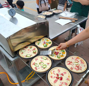CHUANGYU Vending <strong>Machine</strong> High Temperature Baking Gas <strong>Pizza</strong> Maker Oven Grill <strong>Machine</strong> - Product Image 2