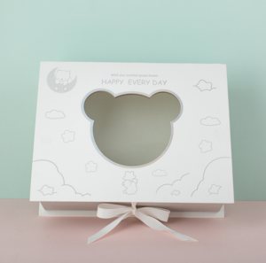 Caja de Regalo para Bebé de Un Año, Caja de Regalo Grande para Niños, Caja de Regalo de Lujo con Lazo para el Primer Mes - Product Image 3