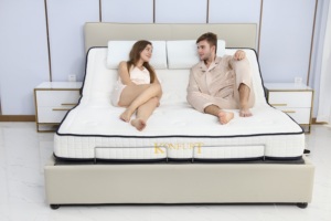 Nhà máy chất lượng cao Bộ nhớ bọt Nệm điện nâng Nệm điện có thể điều chỉnh massage nệm - Product Image 6