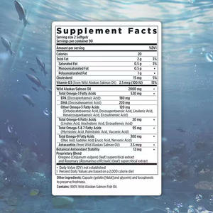 Complément d'huile de poisson Oméga-3 en marque blanche pour la santé cardiaque et gélules molles d'huile de poisson Morel - Product Image 5