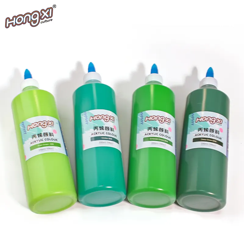 24 Màu Sắc Lớn Số Lượng Lớn Acrylic Sơn Thiết Lập 500 Ml Không Độc Hại Nghệ Sĩ Sơn Nguồn Cung Cấp Cho Vải Gỗ Đá Thủy Tinh Giấy Thủ Công Mỹ Nghệ