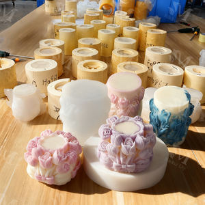 Molde de silicona de grado alimenticio J-5474 con forma de bulbo de tulipán para velas aromáticas, bricolaje, hecho a mano, ecológico, apto para lavavajillas, para aromaterapia y yeso. - Product Image 2